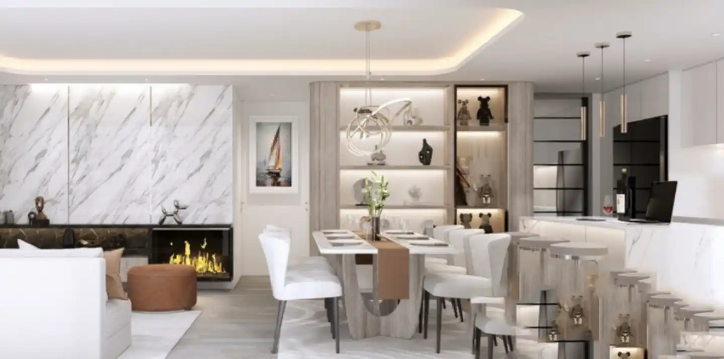 Interior view of The Chardonnay - Type A1 - Grand 1 Bedroom