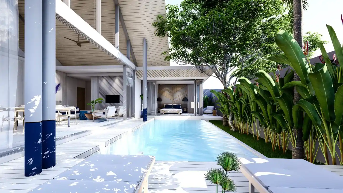 Exterior view of Blue Peak Pool Villas
