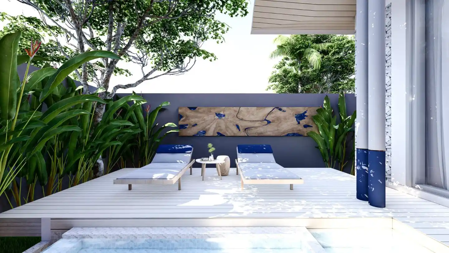 Exterior view of Blue Peak Pool Villas