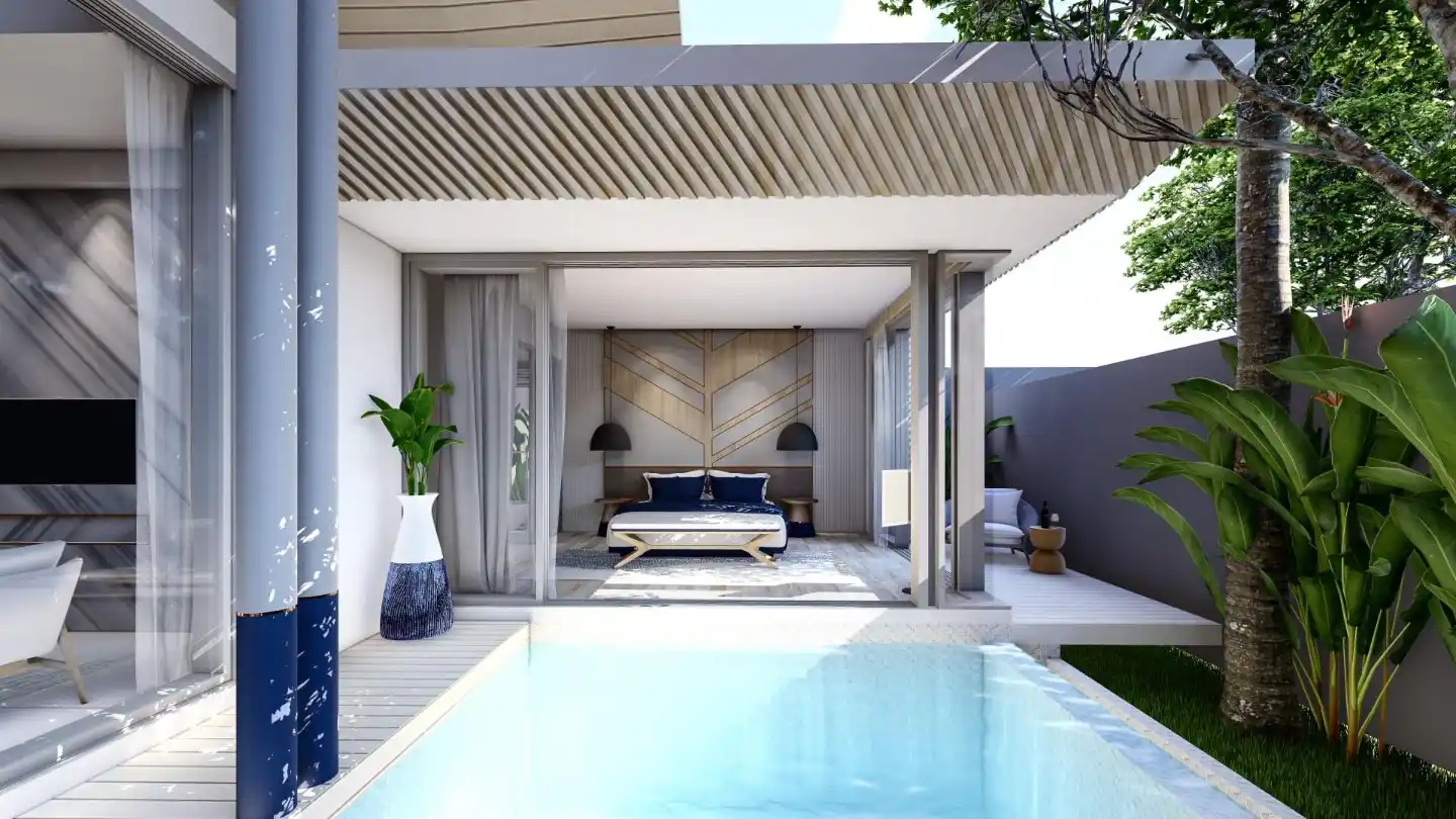 Exterior view of Blue Peak Pool Villas