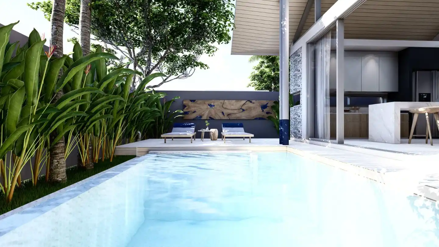 Exterior view of Blue Peak Pool Villas