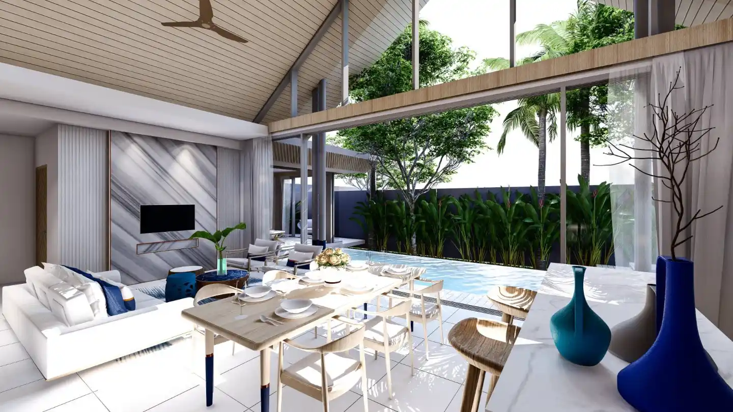 Exterior view of Blue Peak Pool Villas
