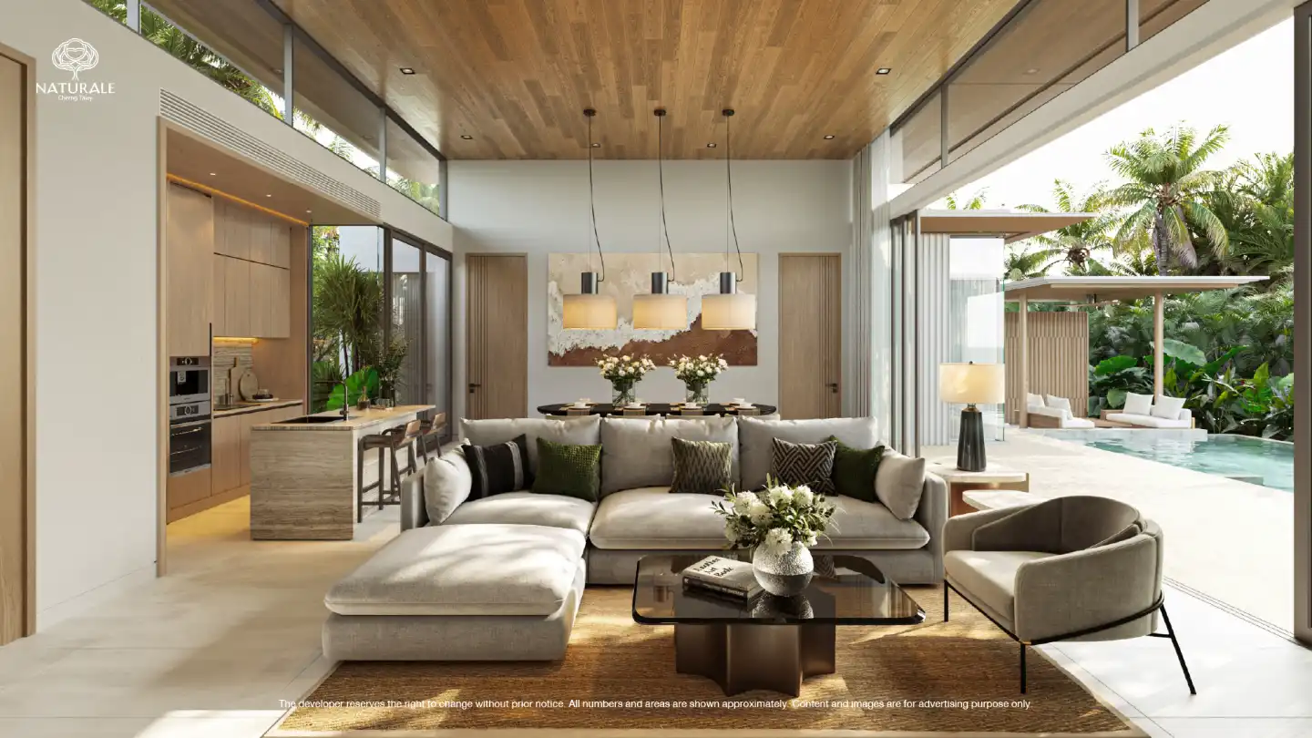 Interior view of 3 Bedroom Luxury Naturale Villas for Sale in Bangtao