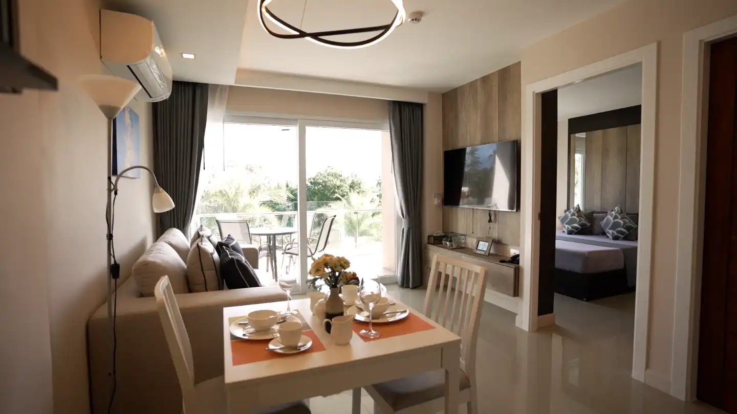 Interior view of Sea View One Bedroom Condo at Babylon Sky Garden II - Type H