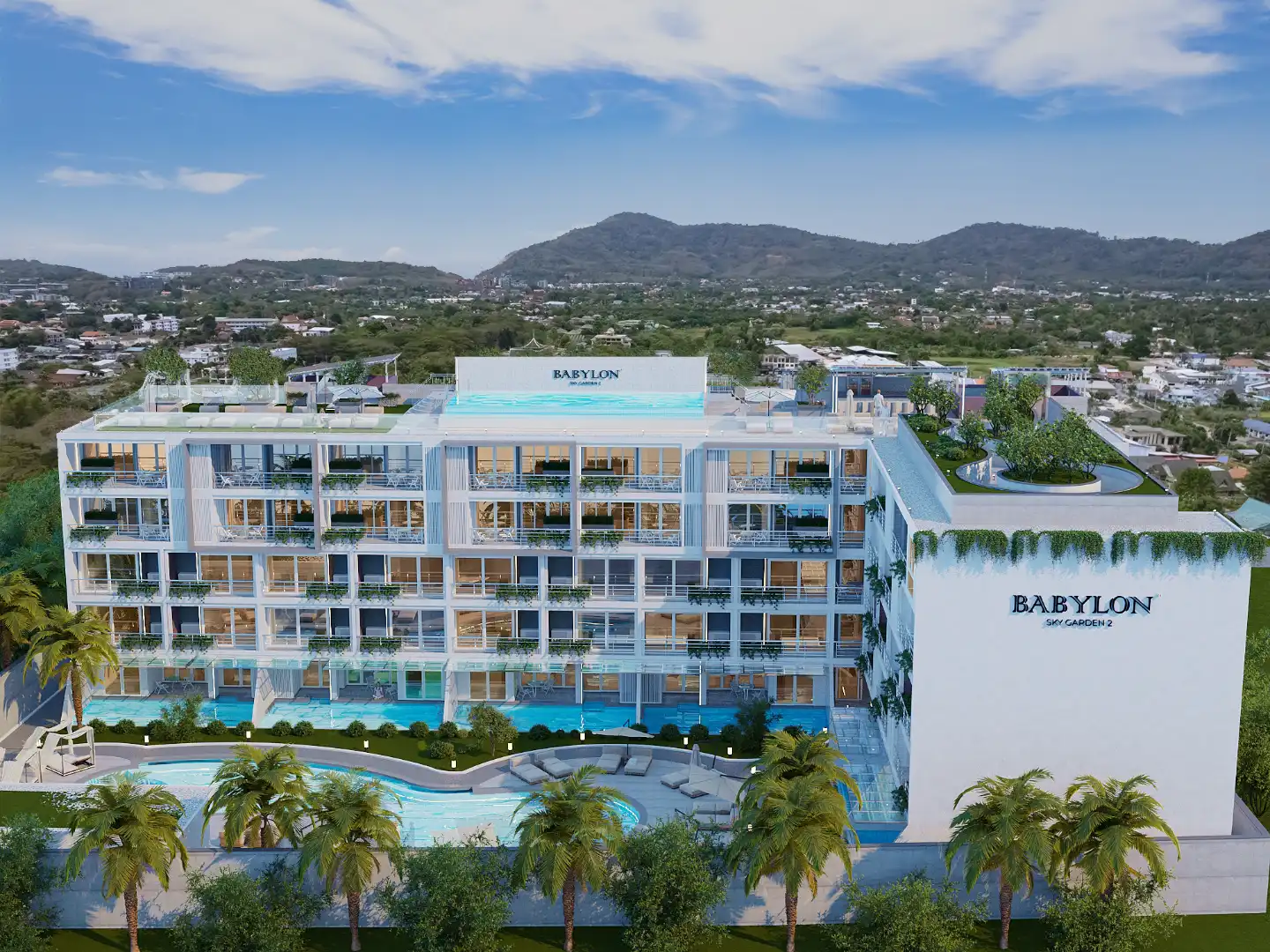 Interior view of Sea View One Bedroom Condo at Babylon Sky Garden II - Type H