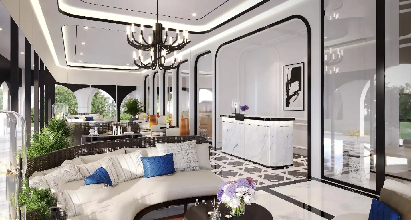 Interior view of The Title Legendary - One Bedroom