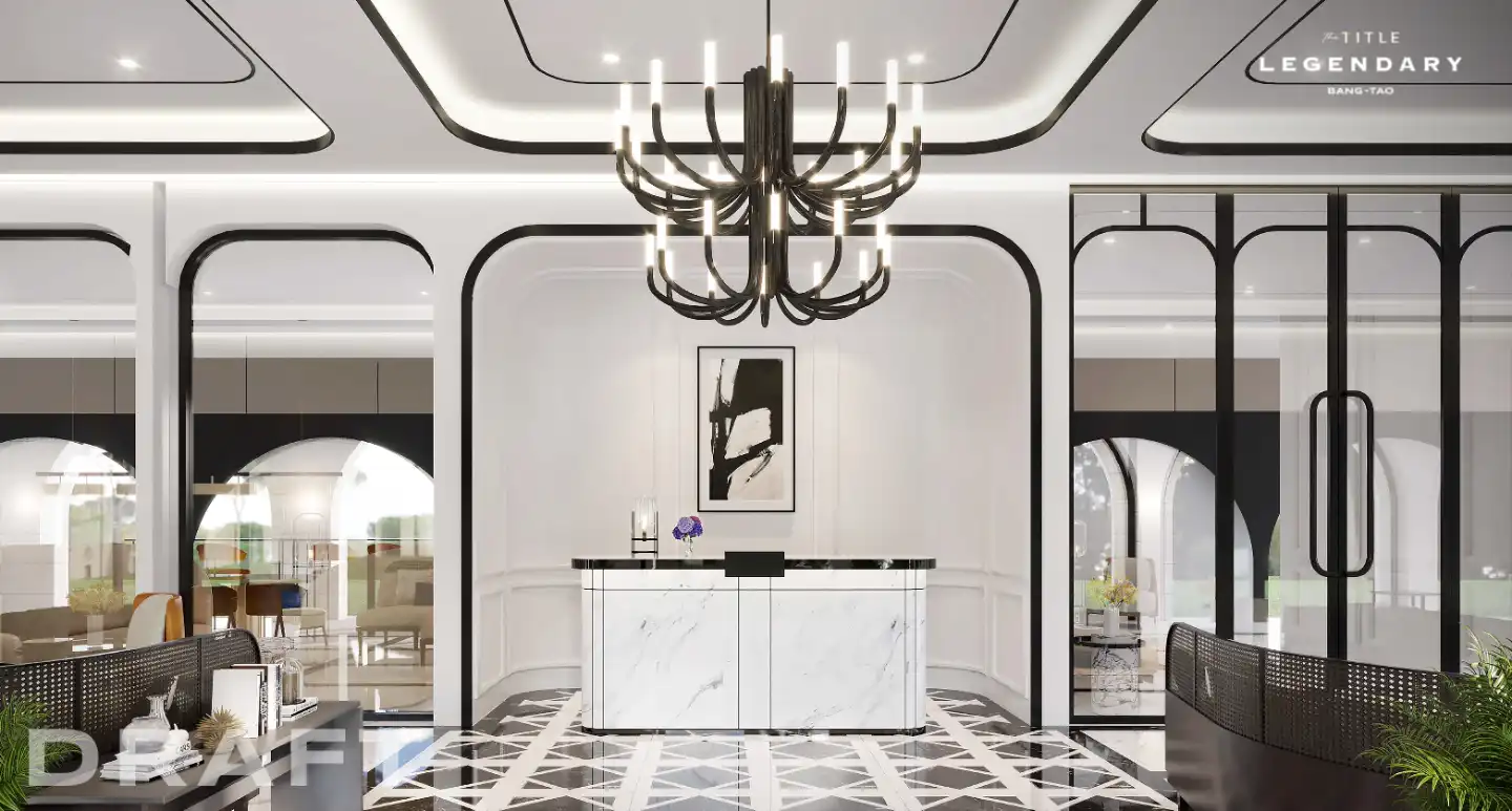 Interior view of The Title Legendary - One Bedroom
