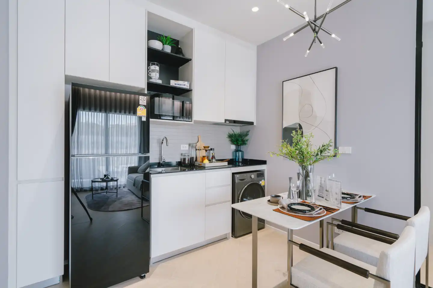 Interior view of The Title Legendary - One Bedroom Max - Luxury Condo for Sale in Bangtao