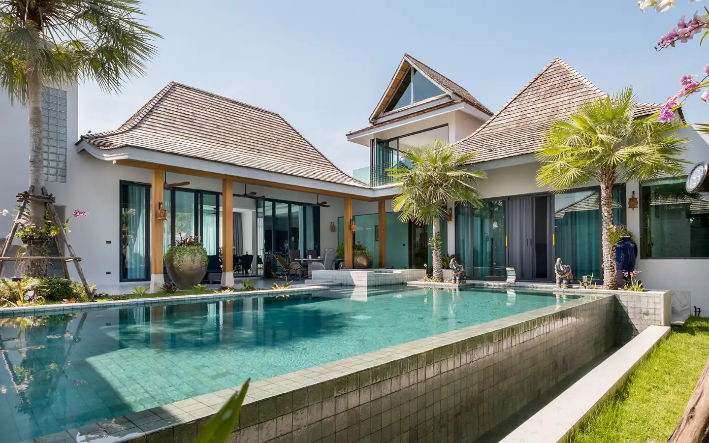 Interior view of Recently Completed 4 Bed Pool Villa for Sale on Pasak 4, Cherngtalay