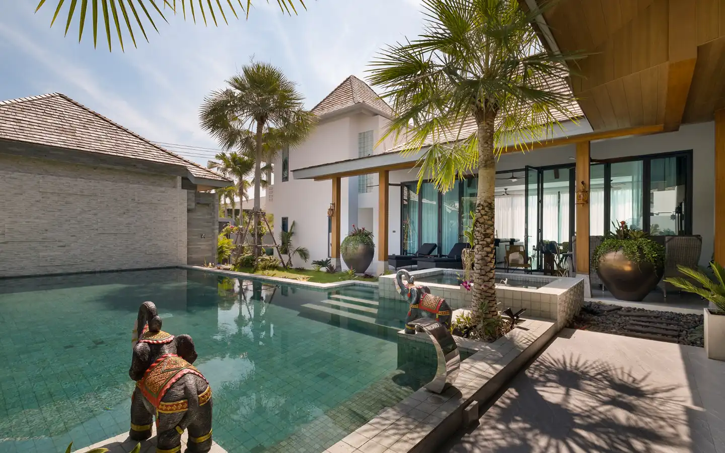 Interior view of Recently Completed 4 Bed Pool Villa for Sale on Pasak 4, Cherngtalay