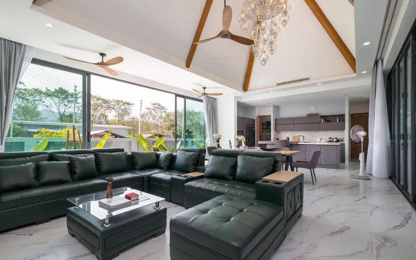 Interior view of Recently Completed 4 Bed Pool Villa for Sale on Pasak 4, Cherngtalay