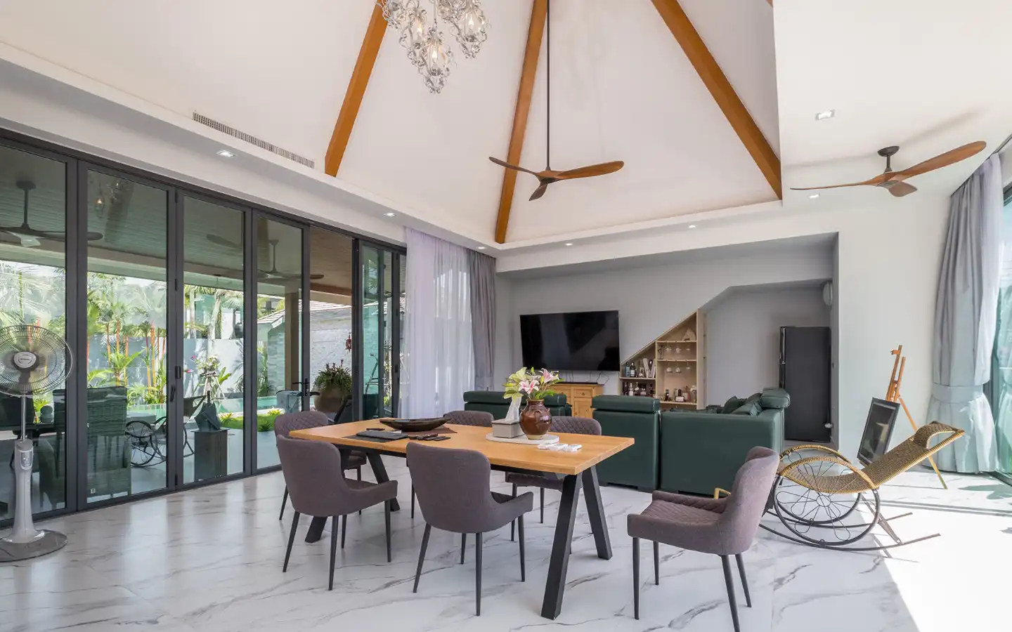 Interior view of Recently Completed 4 Bed Pool Villa for Sale on Pasak 4, Cherngtalay