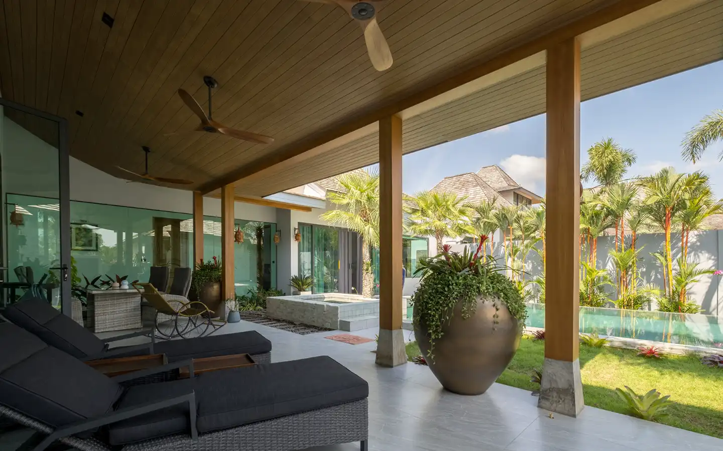 Interior view of Recently Completed 4 Bed Pool Villa for Sale on Pasak 4, Cherngtalay