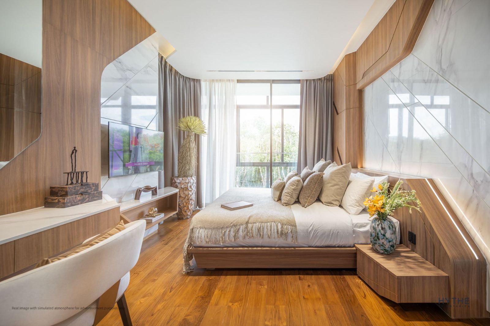 Interior view of 3-Bedroom Condo for Sale in Botanica Hythe Condominium in Phuket - Type 3BR-3