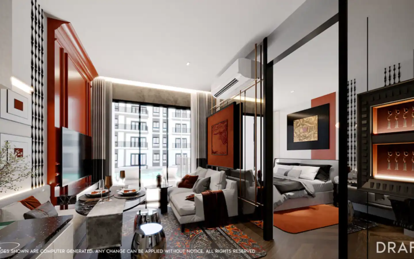 Interior view of The Title Heritage Bangtao - 1 Bedroom Type 1