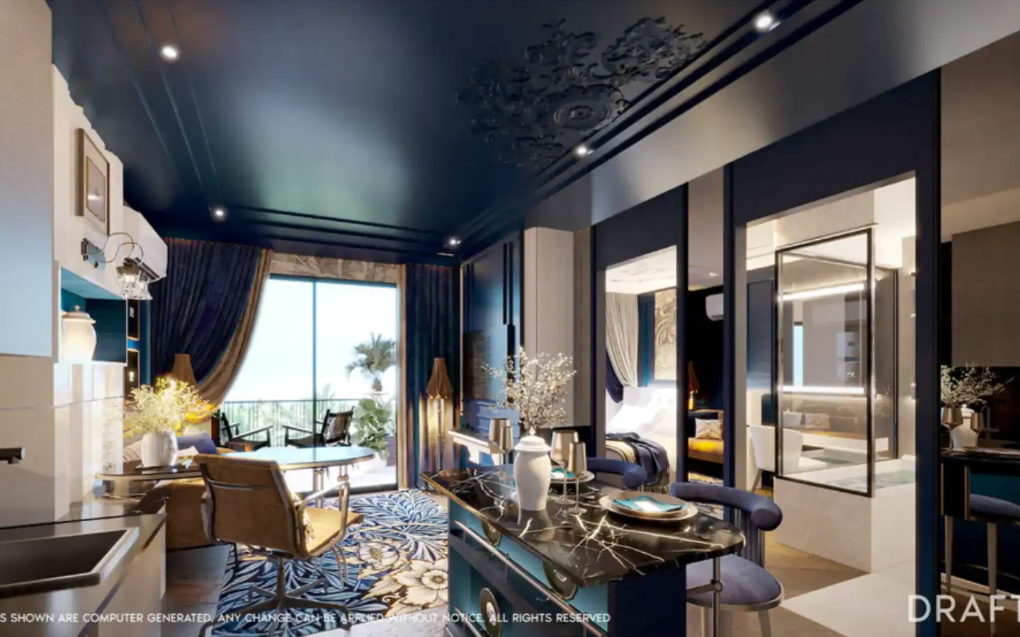 Interior view of The Title Heritage Bangtao - 2 Bedroom Type 2