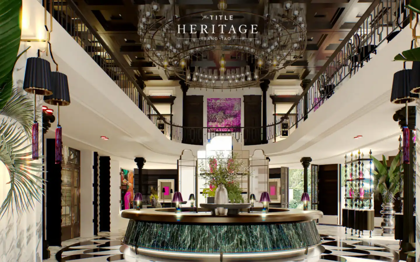 Interior view of The Title Heritage Bangtao - 3 Bedroom Ultra