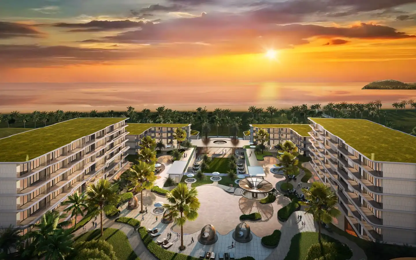 1-Bedroom Sea View Condo for Sale in Ayana Heights, Phuket - Type B1