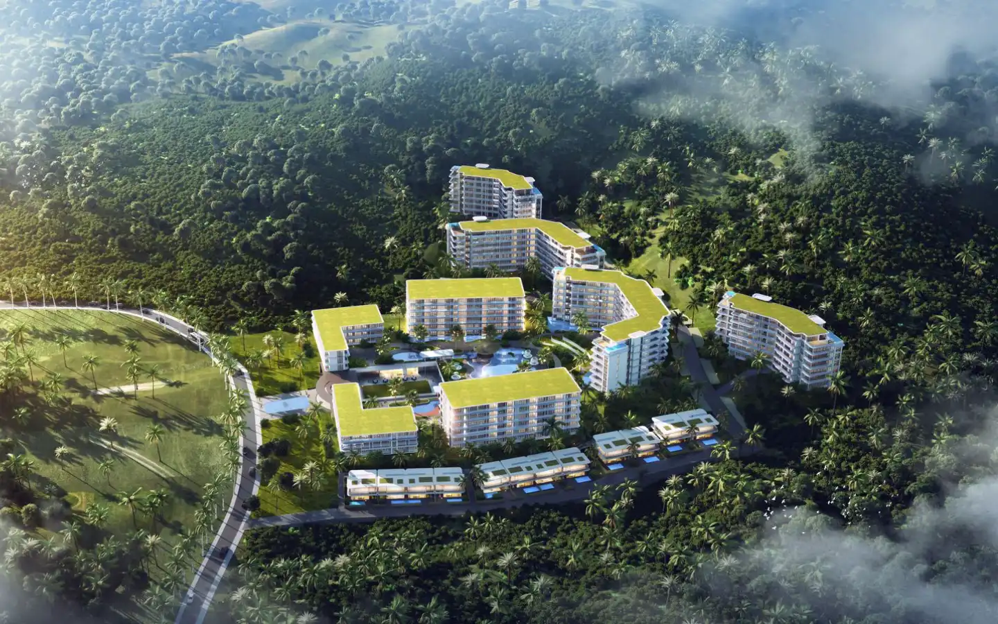 View from 1-Bedroom Sea View Condo for Sale in Ayana Heights, Phuket - Type B1