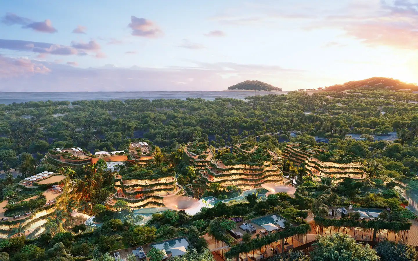 Interior view of Layan Verde Condominium in Layan - Residential 3-Bedroom Unit