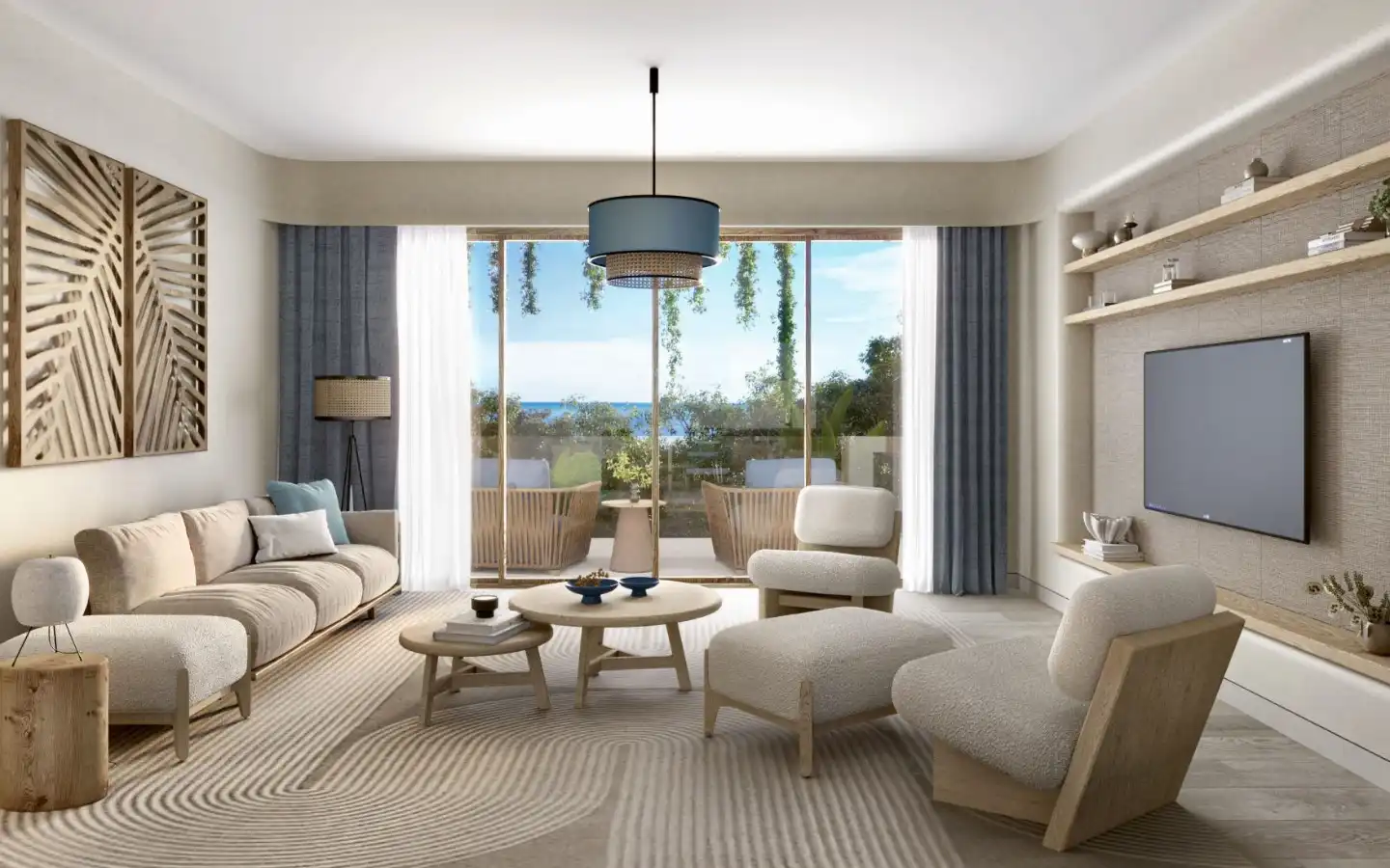 Interior view of Layan Verde Condominium in Layan - Residential 3-Bedroom Unit
