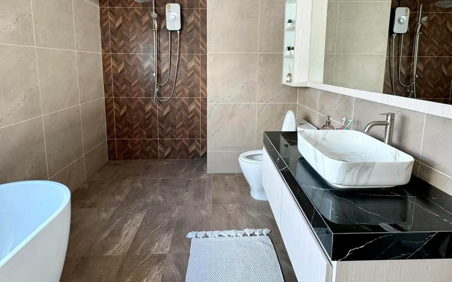 Interior view of 3 Bedroom Standalone House with Private Pool for Sale, Saiyuan, Naiharn