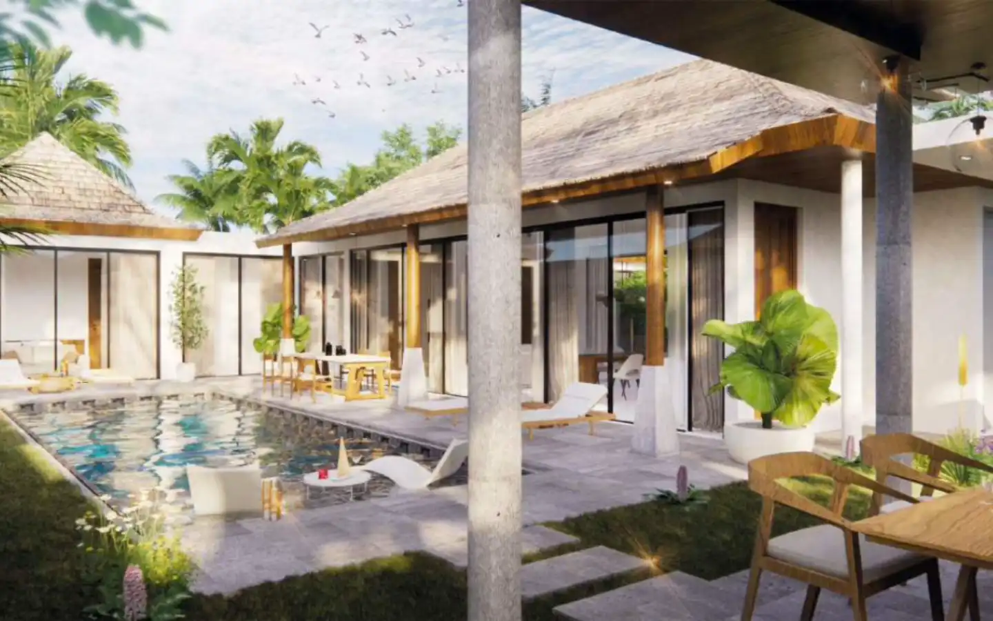 3-Bed Pool Villa for Sale in Lotus Hills, Cherngtalay - V1