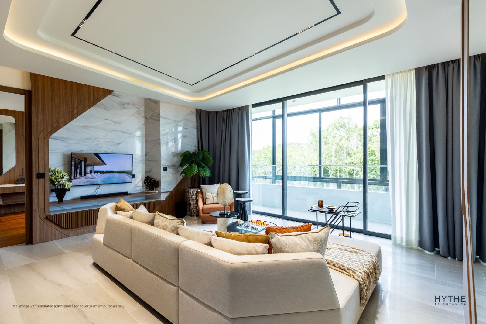 Interior view of Botanica Hythe 3-Bedroom Condo for Sale in Layan, Phuket