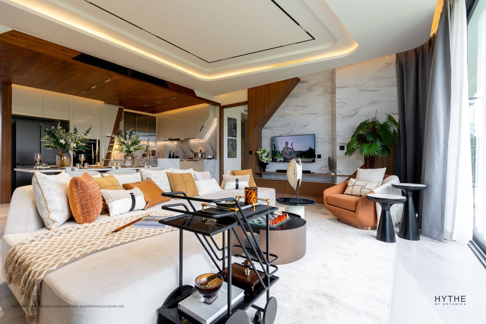Interior view of Botanica Hythe Condo - Luxury 4-Bedroom Penthouse for Sale in Phuket