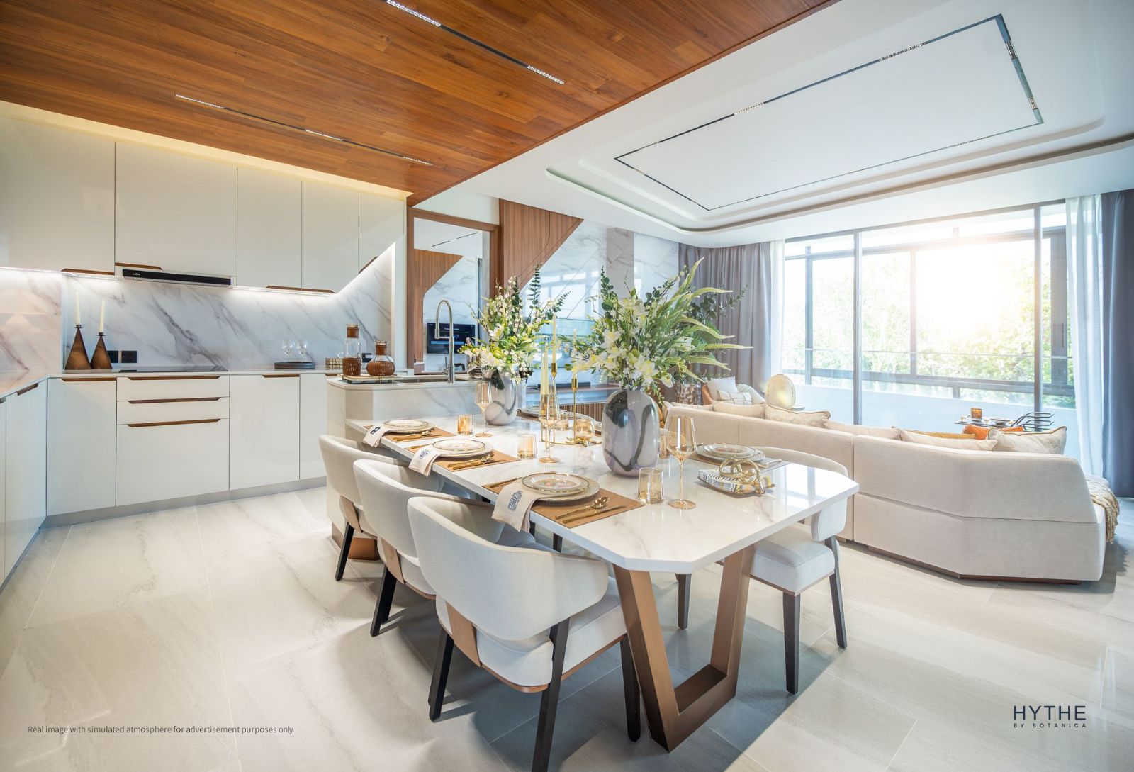 Interior view of Botanica Hythe Condo - Luxury 4-Bedroom Penthouse for Sale in Phuket