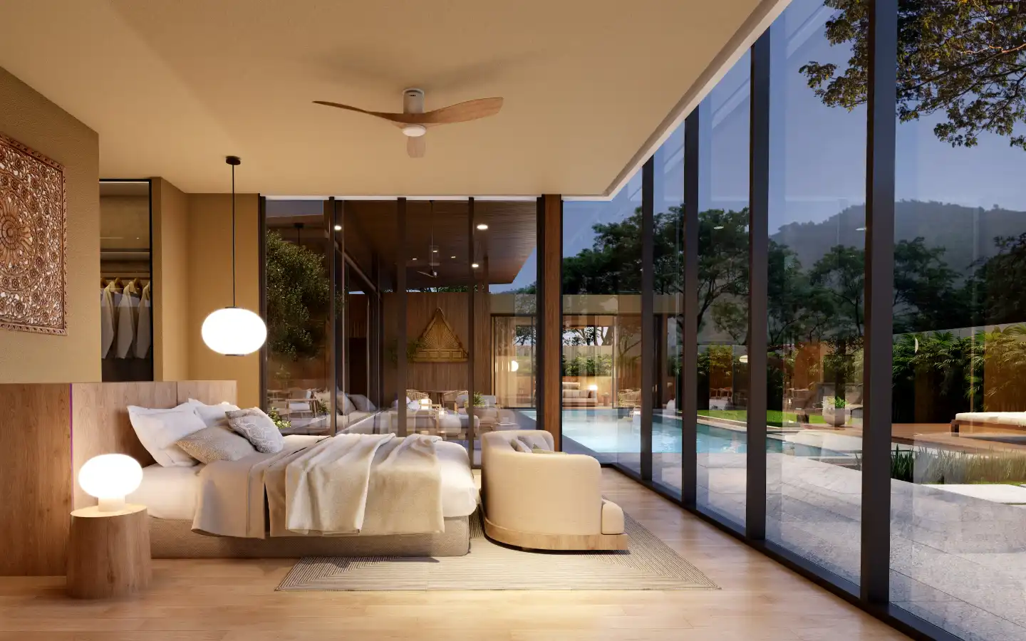 Private Pool Mount Mono Villa for Sale in Cherngtalay - Plot 6 - Photo 3