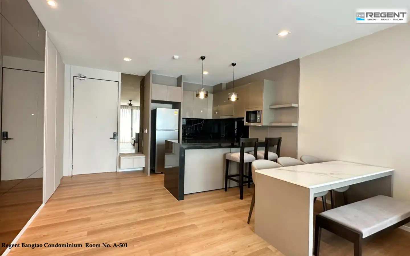 Interior view of One Bedroom Foreign Freehold Condo at Bangtao Regent