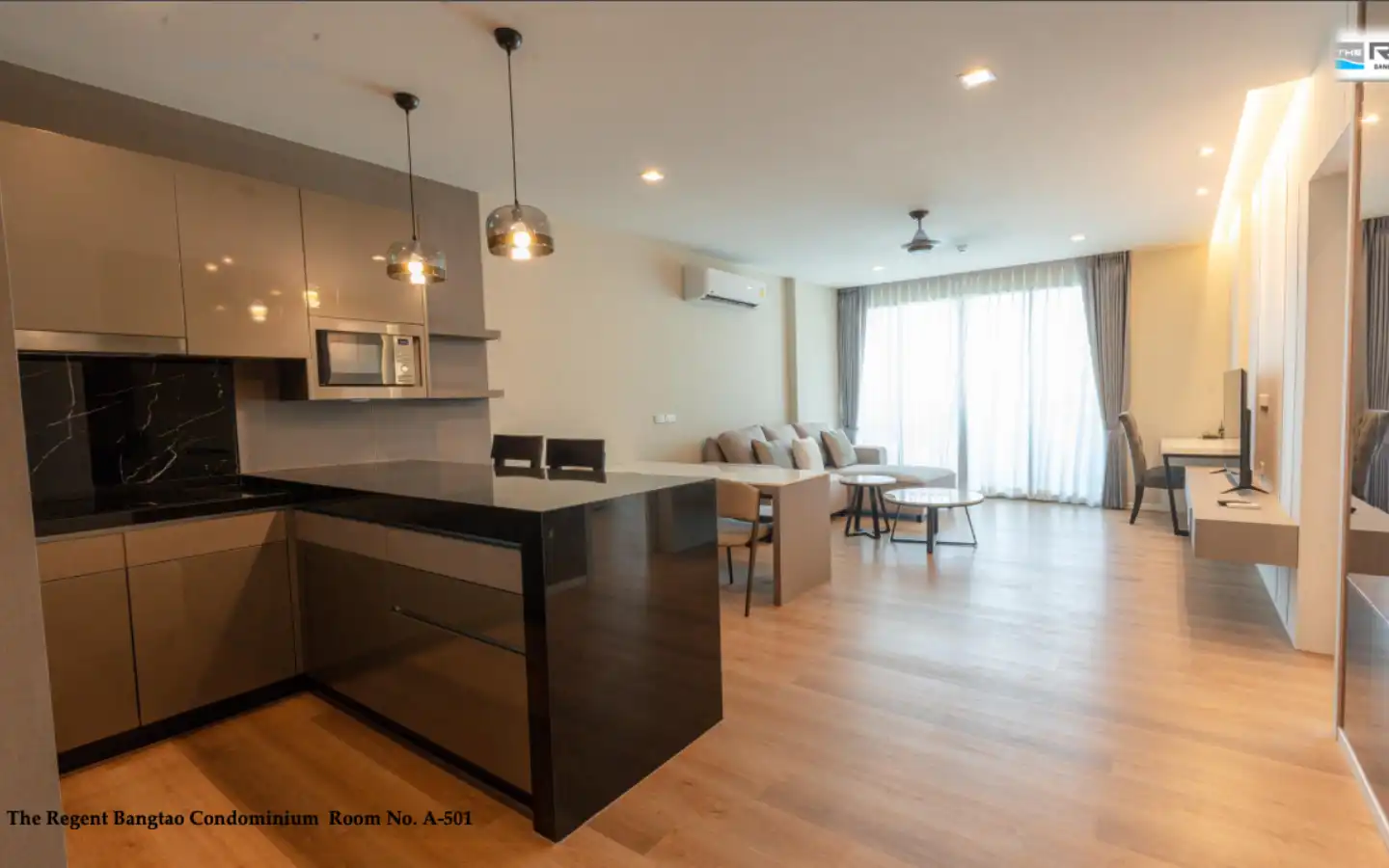 Interior view of One Bedroom Foreign Freehold Condo at Bangtao Regent