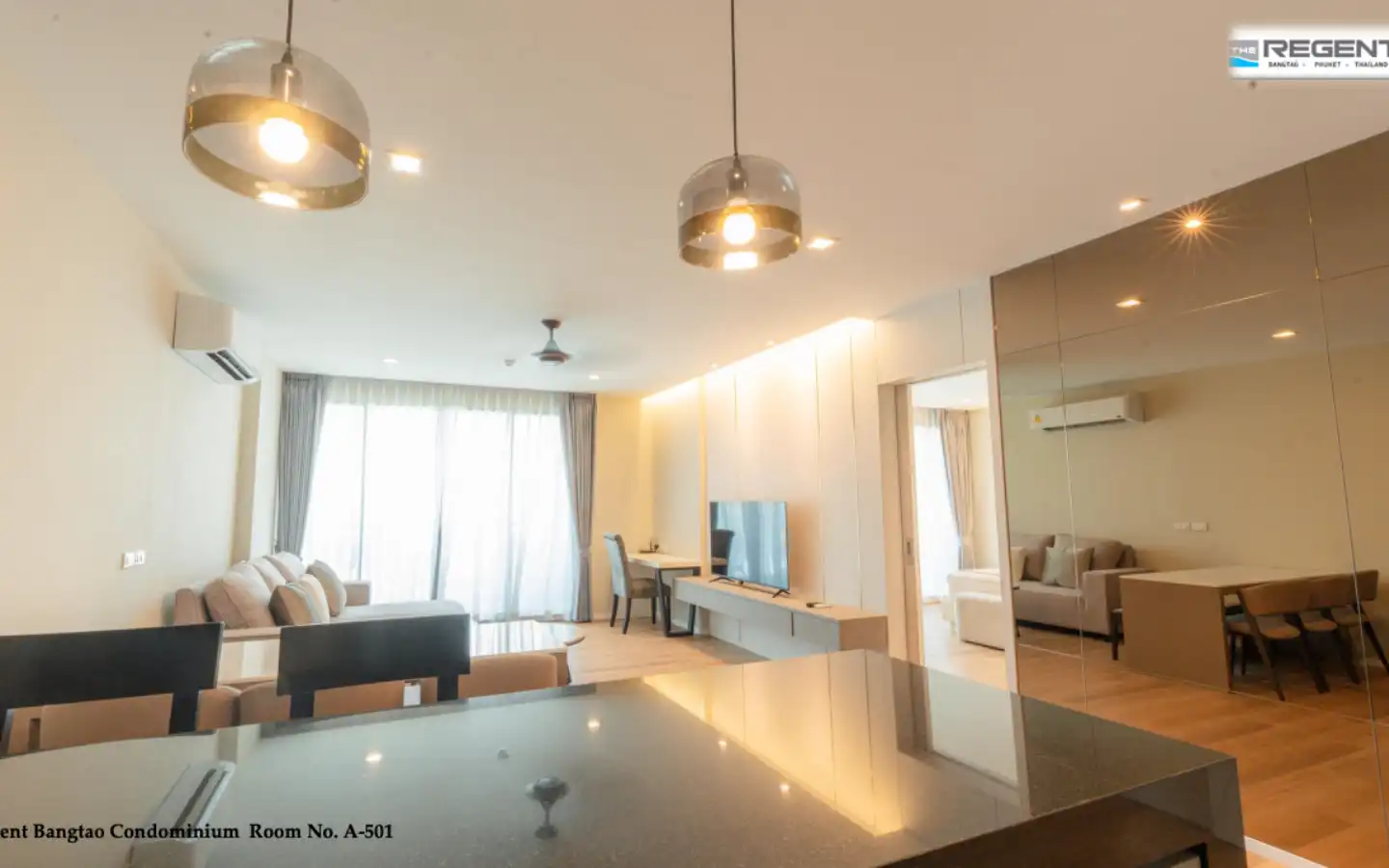 Interior view of One Bedroom Foreign Freehold Condo at Bangtao Regent