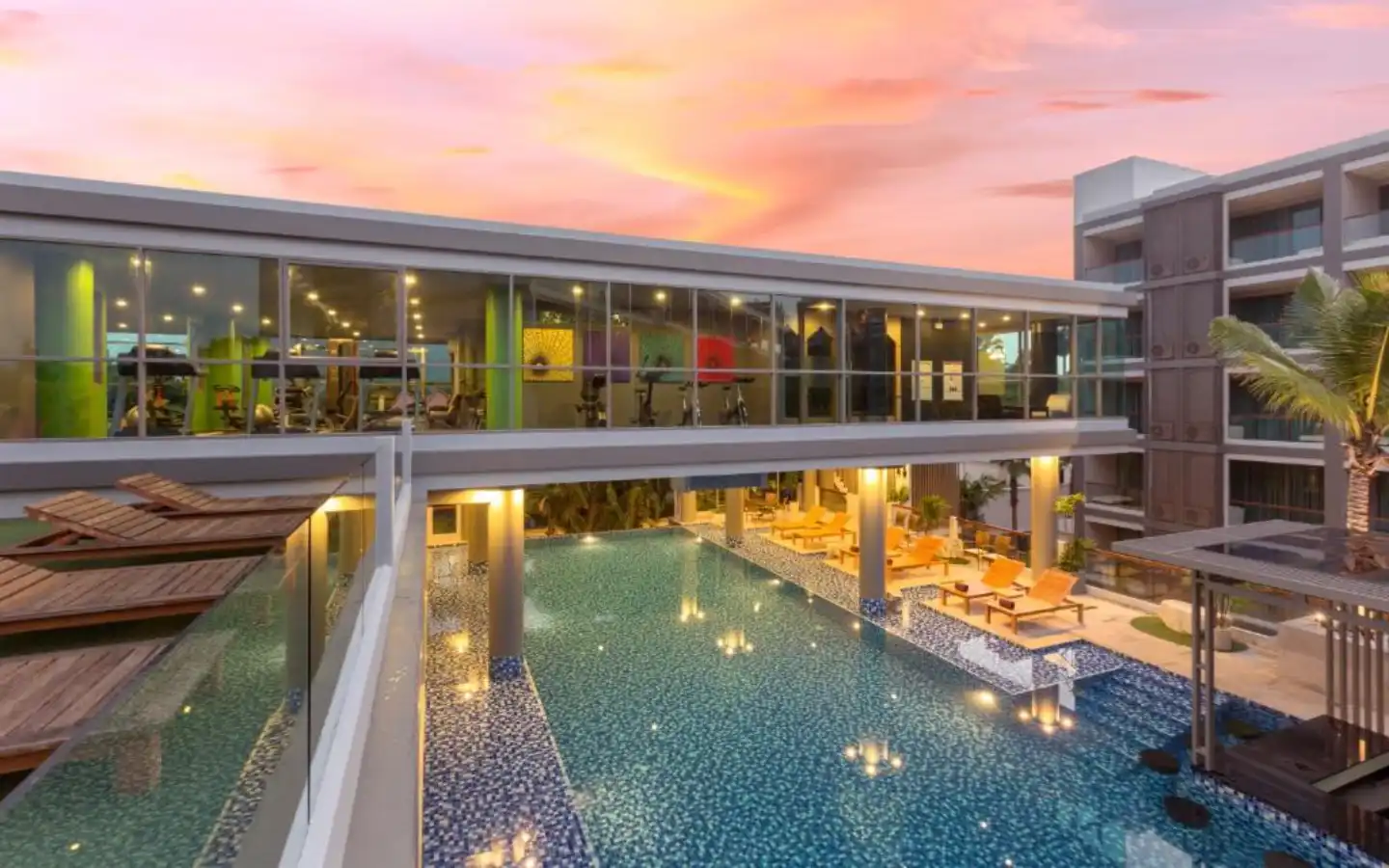 Interior view of Deluxe 2 Bedroom Foreign Freehold Condo at Bangtao Regent
