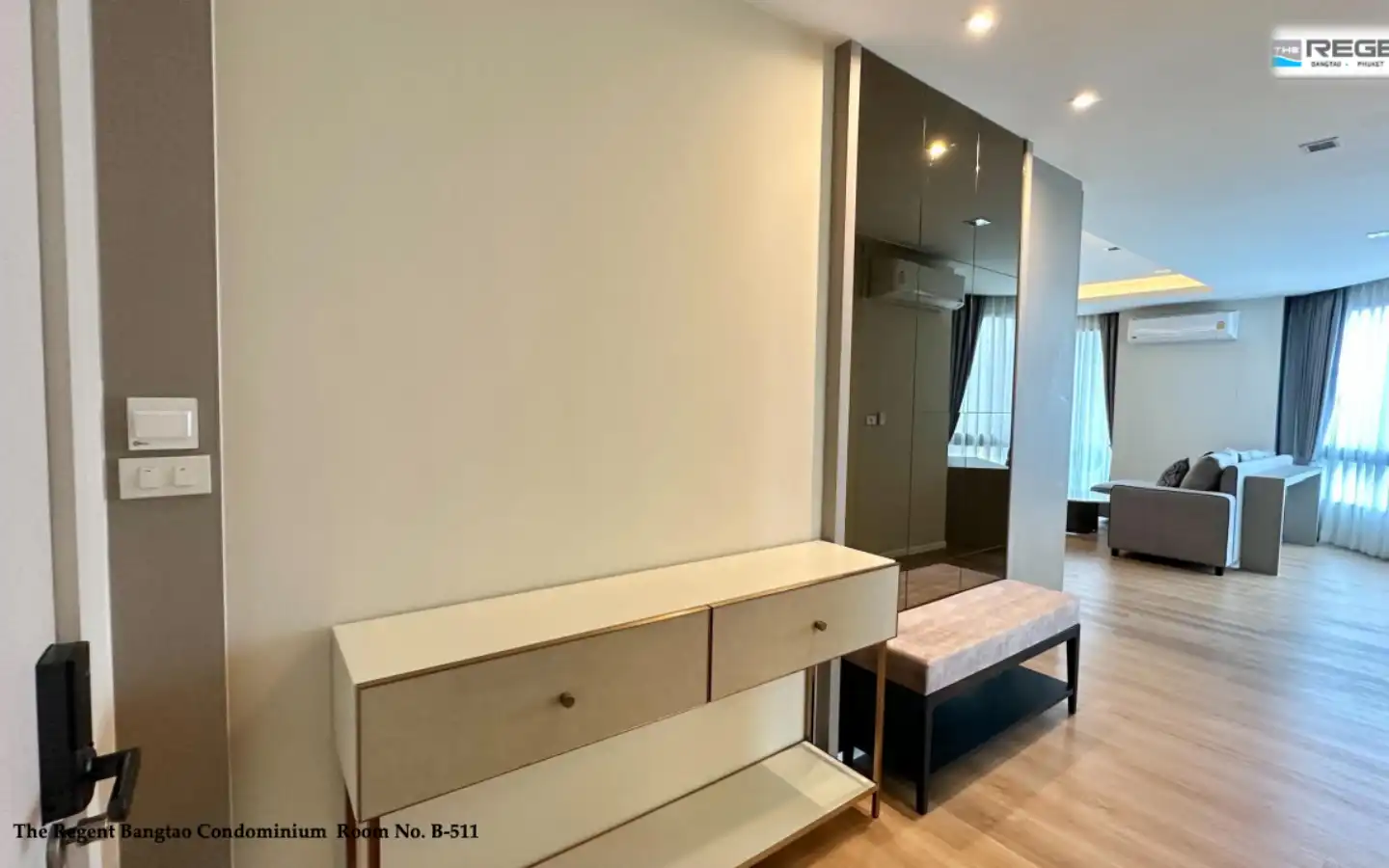 Interior view of Deluxe 2 Bedroom Foreign Freehold Condo at Bangtao Regent