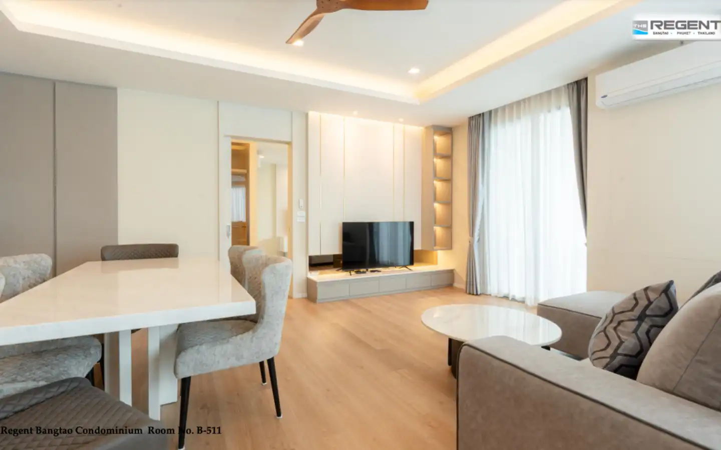 Interior view of Deluxe 2 Bedroom Foreign Freehold Condo at Bangtao Regent