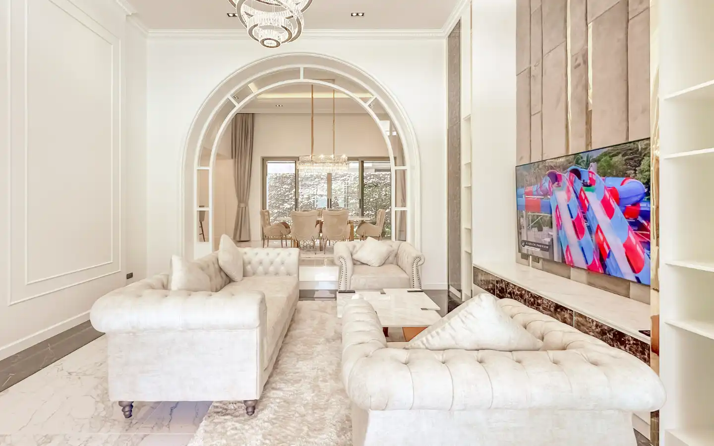 Interior view of 3 Bedroom Private Pool Villa for Sale in Gold Chariot Phuket