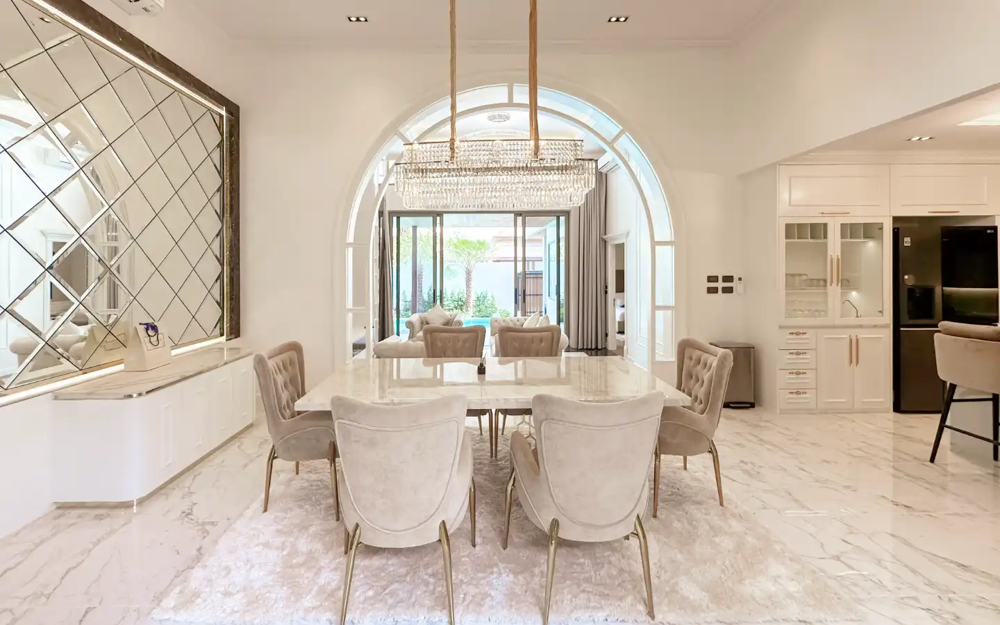 Interior view of 3 Bedroom Private Pool Villa for Sale in Gold Chariot Phuket