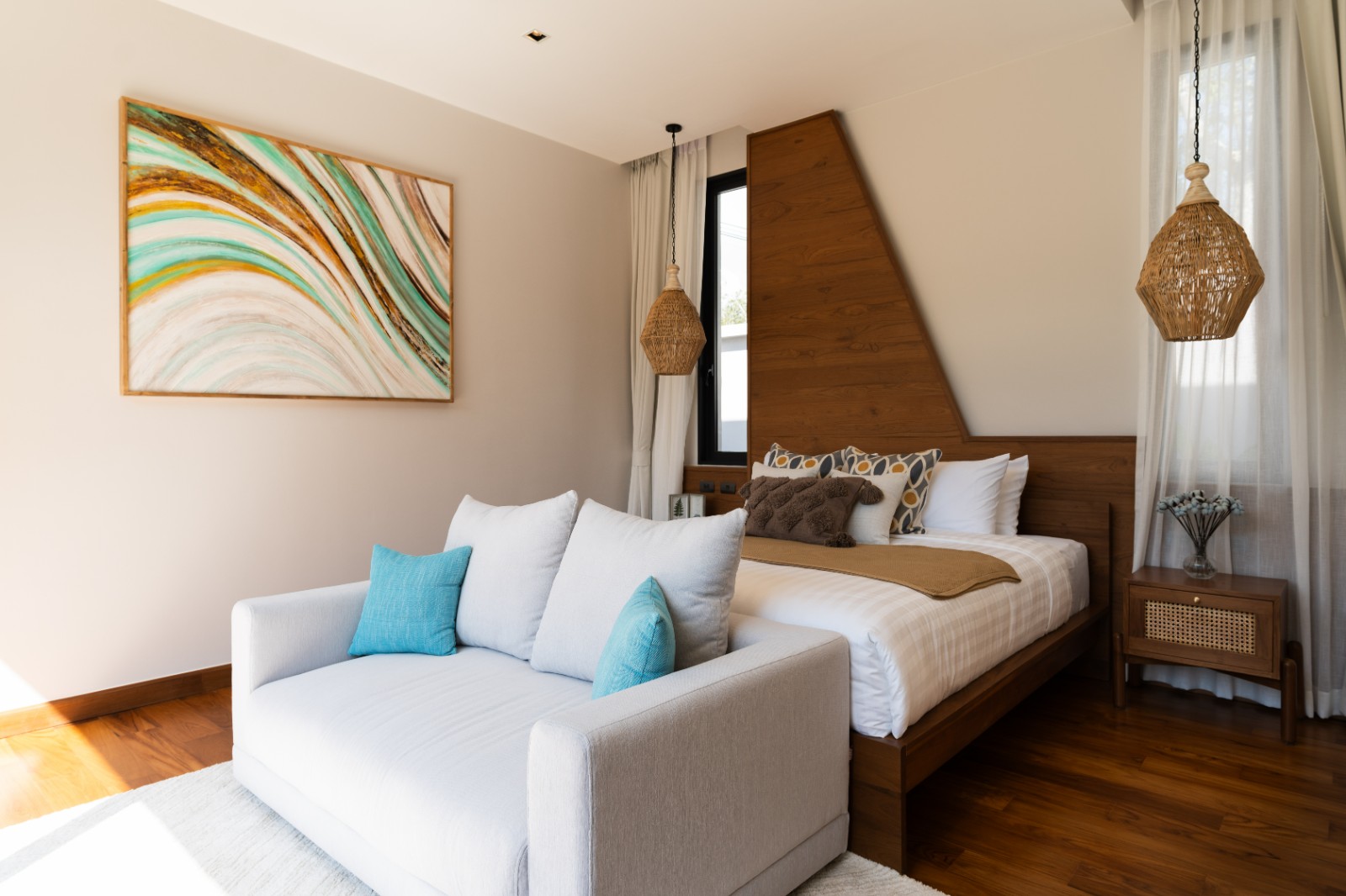 Interior view of 3 Bedroom Pool Villa for Sale in Bougainvillea, Chengtalay - Type A