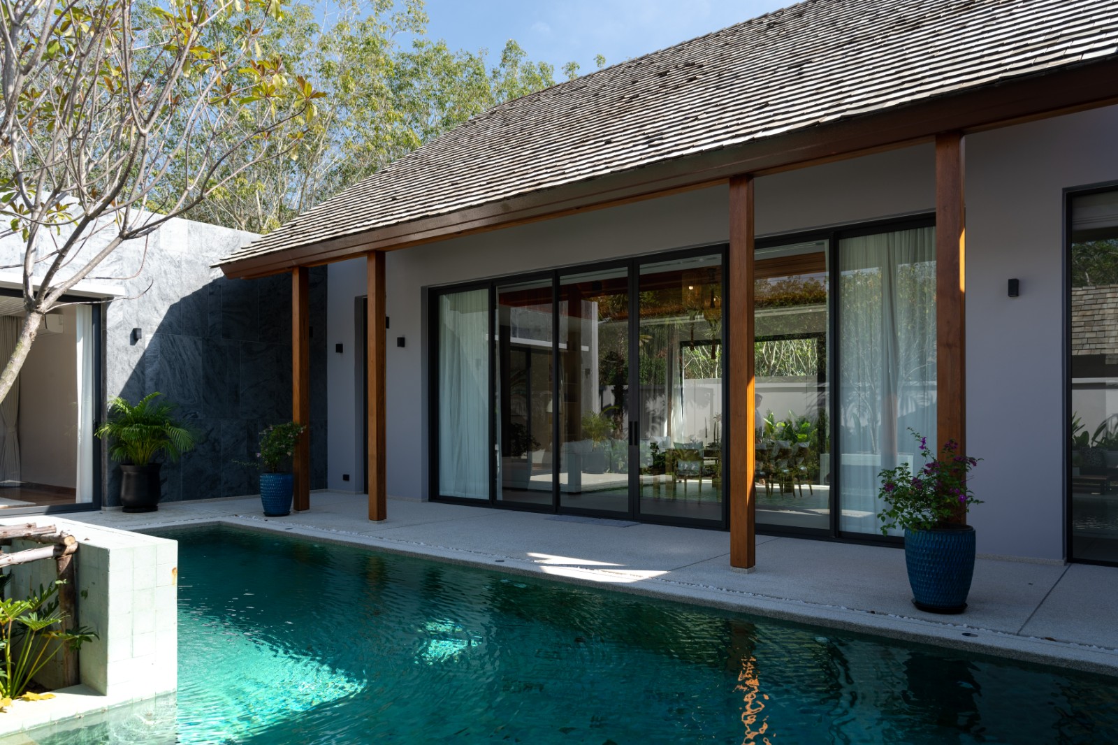 Interior view of 3 Bedroom Pool Villa for Sale in Bougainvillea, Chengtalay - Type A