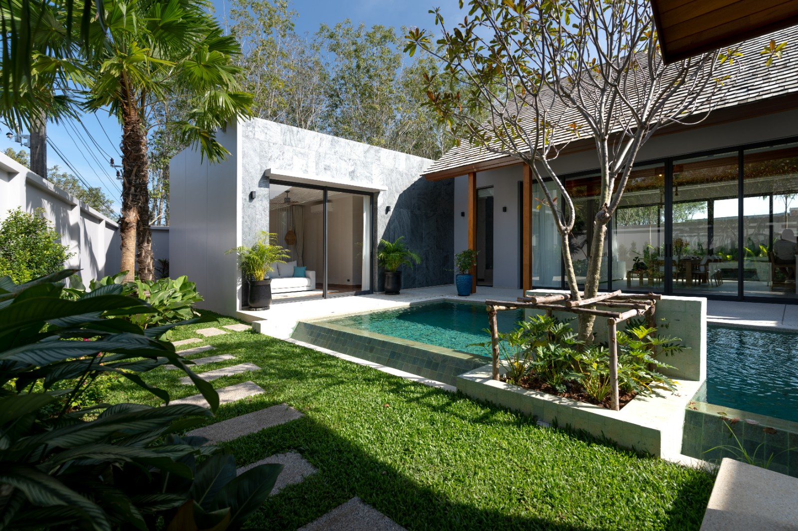 Interior view of 3 Bedroom Pool Villa for Sale in Bougainvillea, Chengtalay - Type A
