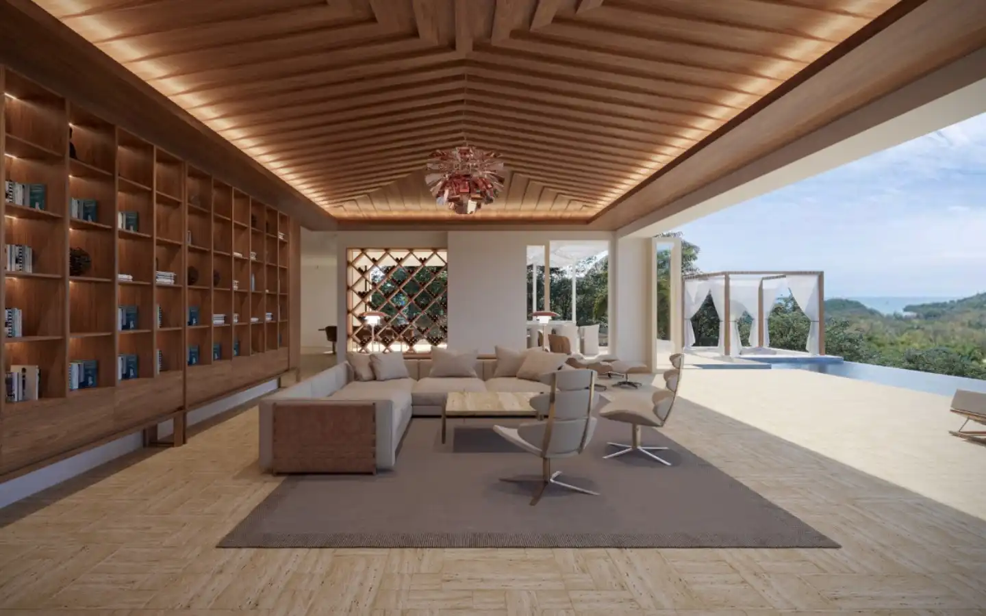 View from 3 Bedroom Cohiba Valley View Villas for Sale in Layan Phuket