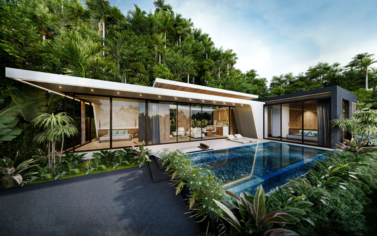 Interior view of 2 Bedroom Pool Villa for Sale in Aileen Villas Phase 6, Naithon
