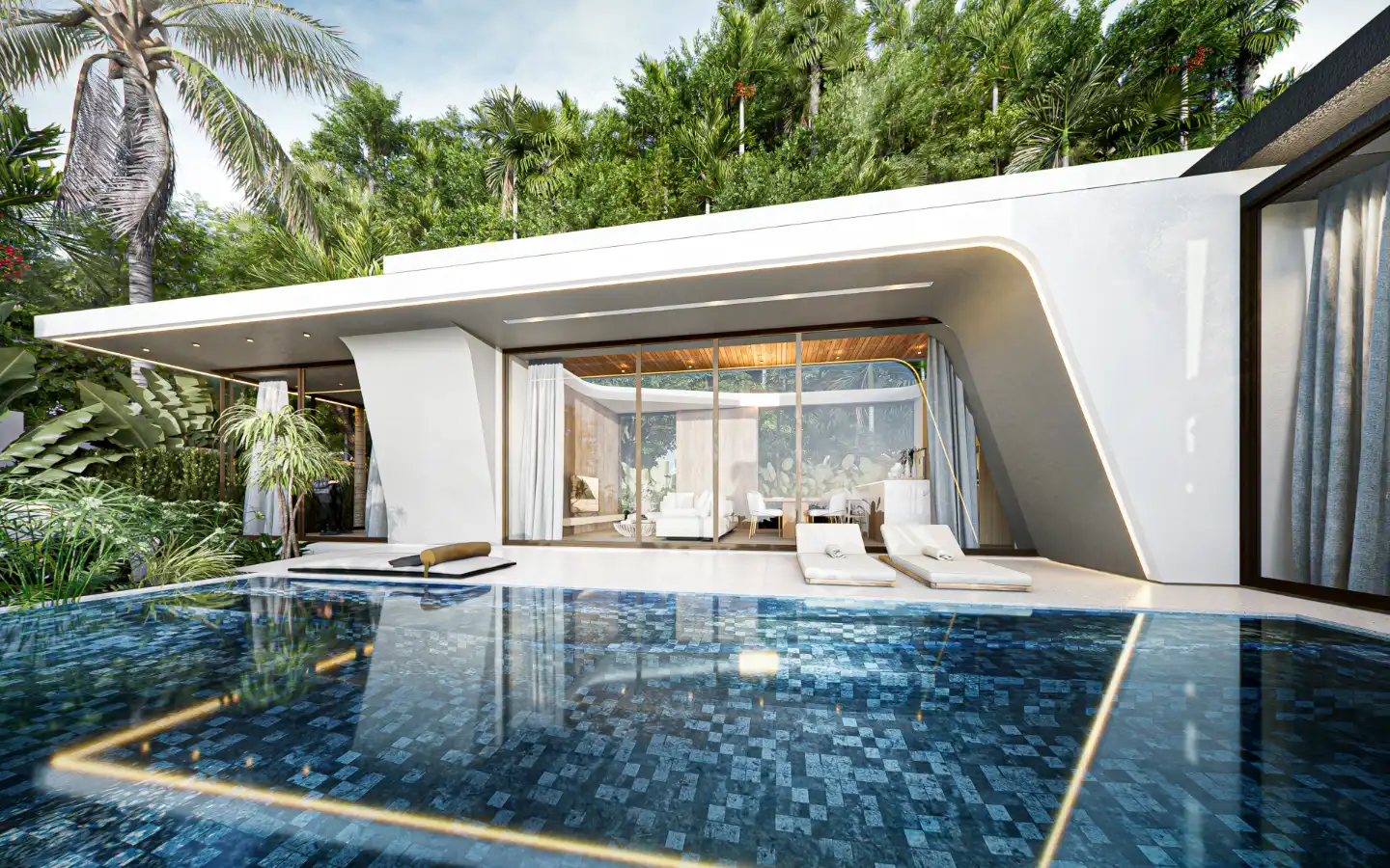 Interior view of 3 Bedroom Pool Villa for Sale in Aileen Villas Phase 6, Naithon