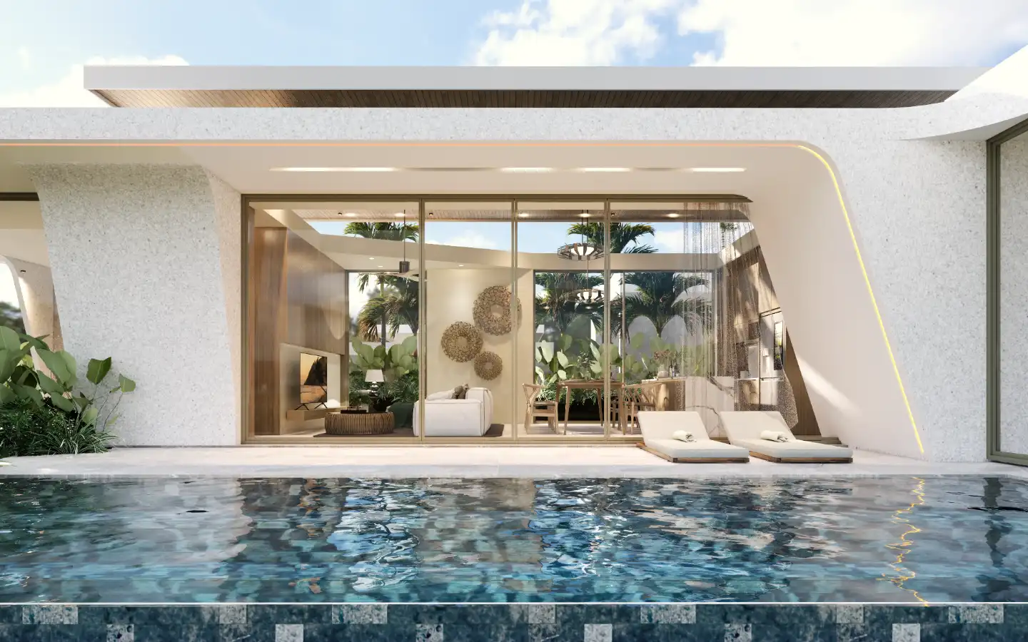 Interior view of 3 Bedroom Pool Villa for Sale in Aileen Villas Phase 6, Naithon