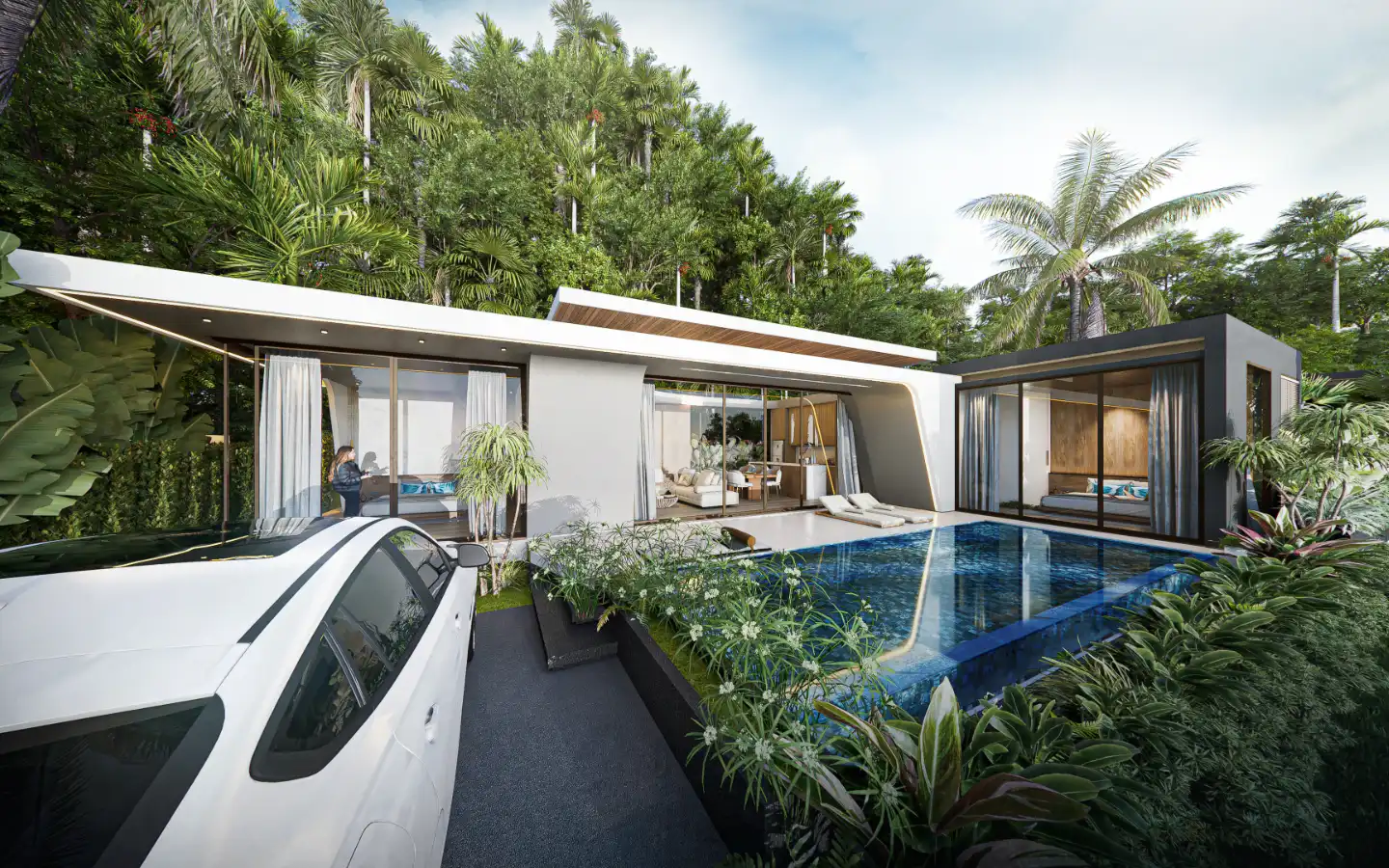 Interior view of 3 Bedroom Pool Villa for Sale in Aileen Villas Phase 6, Naithon