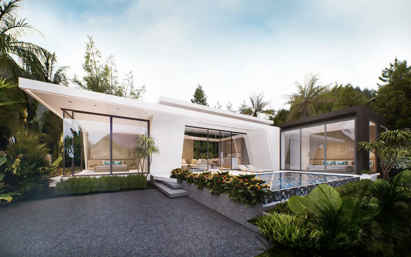 Interior view of 3 Bedroom Pool Villa for Sale in Aileen Villas Phase 6, Naithon