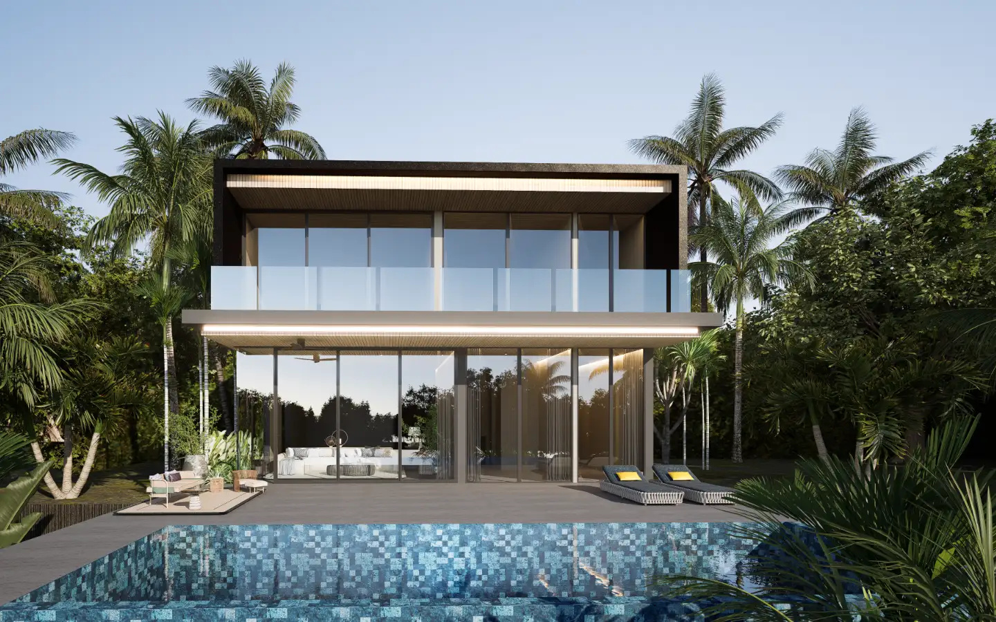 Interior view of 3 Bedroom Pool Villa for Sale in Aileen Layan - Type B