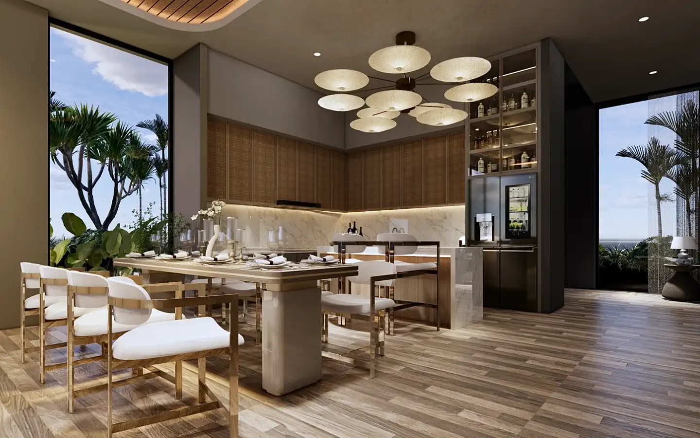 Interior view of 3 Bedroom Pool Villa for Sale in Aileen Layan - Type B